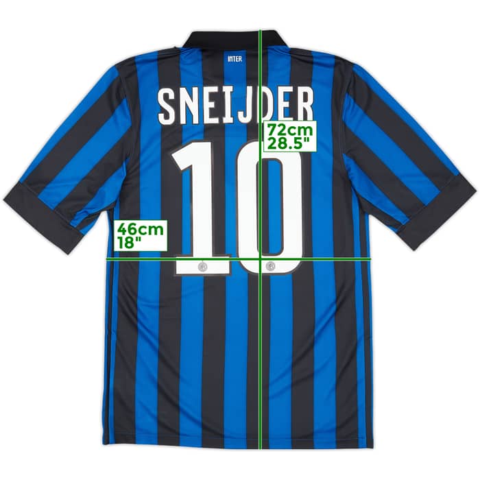 2011-12 Inter Milan Home Shirt Sneijder #10 (S)