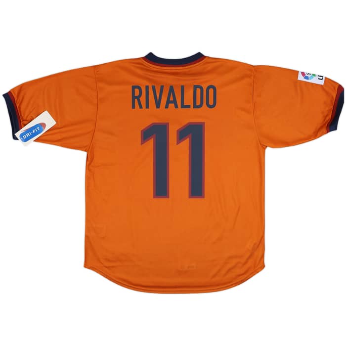 1998-00 Barcelona Third Shirt Rivaldo #11 (L)