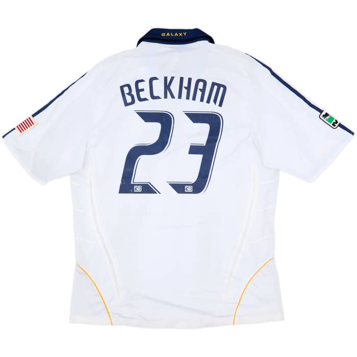 2008-09 LA Galaxy Authentic Home Shirt Beckham #23 (XL)