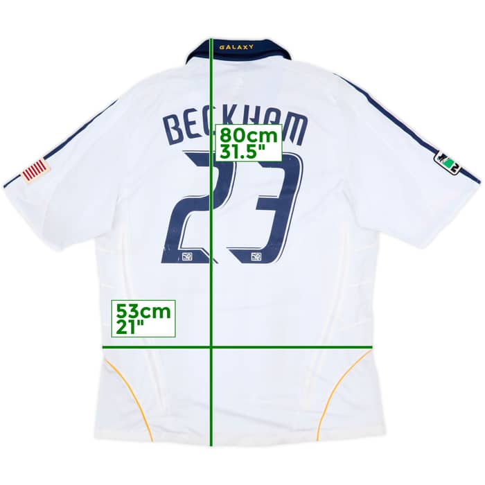 2008-09 LA Galaxy Authentic Home Shirt Beckham #23 (XL)