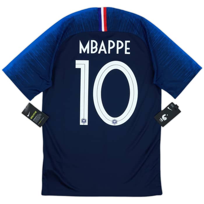 2018 France Home Shirt Mbappe #10 (S)