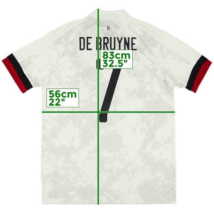 2020-22 Belgium Away Shirt De Bruyne #7 (L)