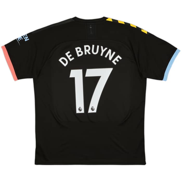 2019-20 Manchester City Away Shirt De Bruyne #17 - 9/10 - (XL)