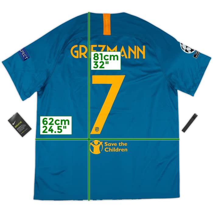 2018-19 Atletico Madrid Third Shirt Griezmann #7 (XL)
