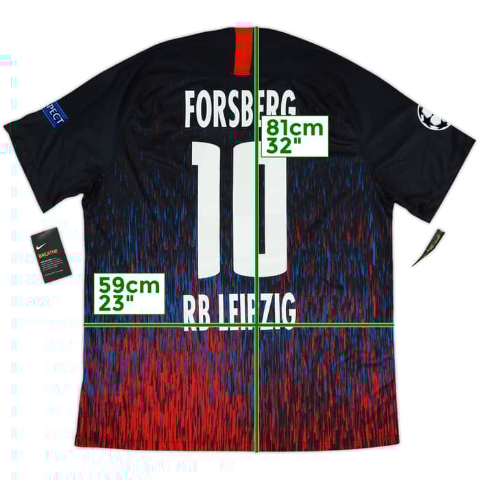 2019-20 RB Leipzig Third Shirt Forsberg #10 (XL)