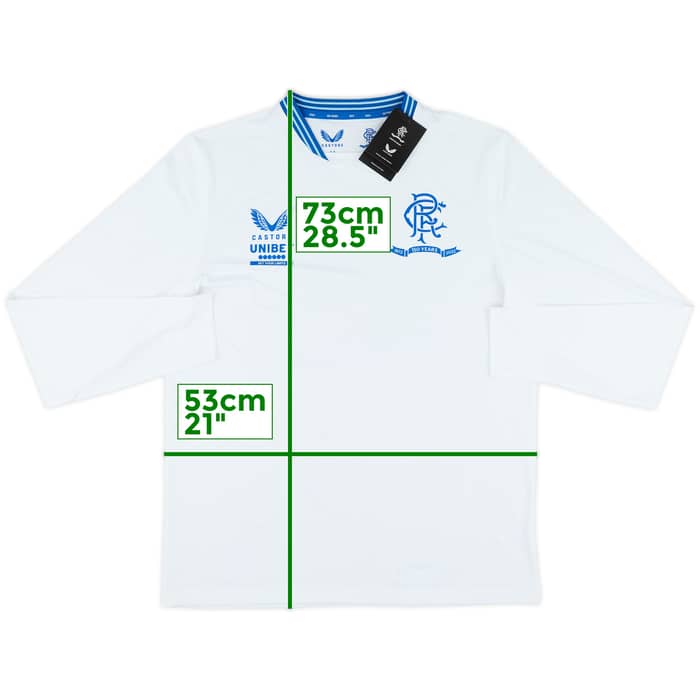 2021-22 Rangers Castore Training L/S Shirt (M)