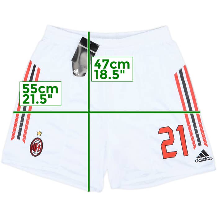 2005-06 AC Milan Player Issue Home Shorts #21 (Pirlo) (XL)