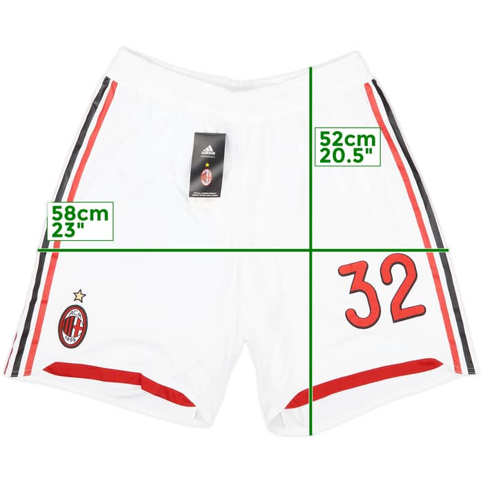 2009-10 AC Milan Player Issue Home Shorts #32 (XL)