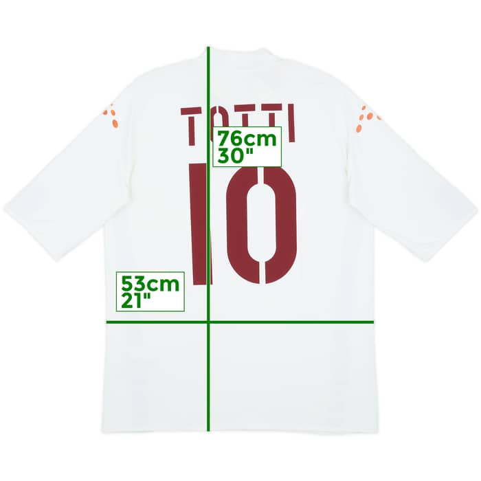 2003-04 Roma Away Shirt Totti #10 (XXL)