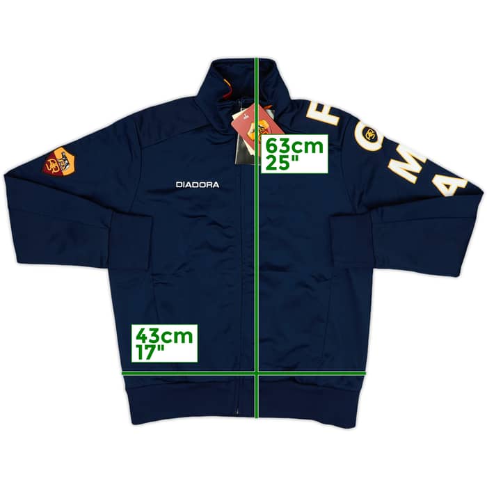 2005-06 Roma Diadora Track Jacket (XL.Boys)