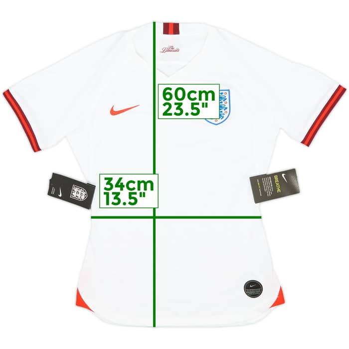 2019 England Lionesses Home Shirt (Women's S)