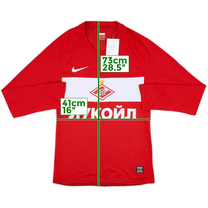 2009 Spartak Moscow Home L/S Shirt (S)