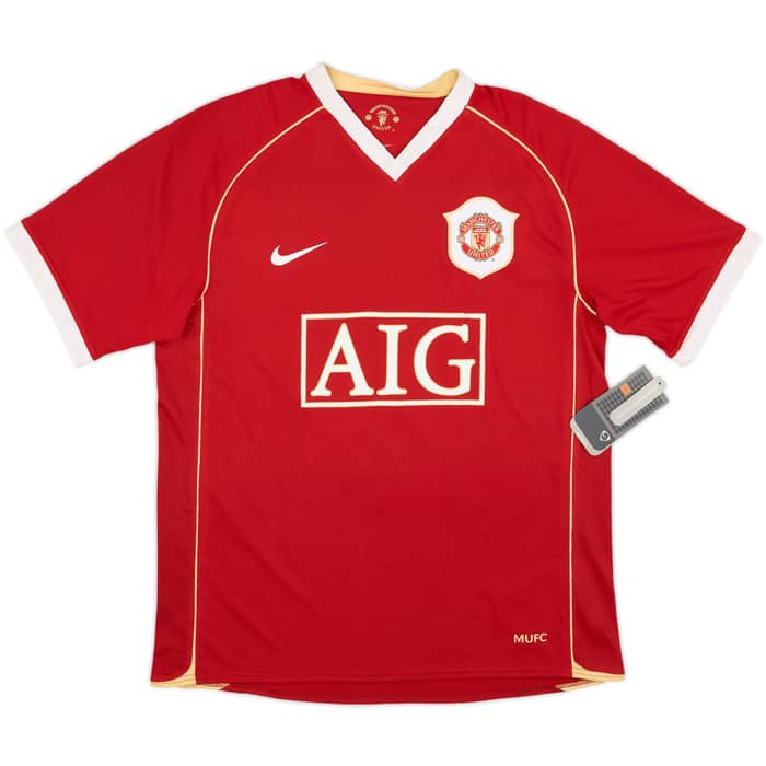 2006-07 Manchester United Home Shirt Solskjaer #20 (M)