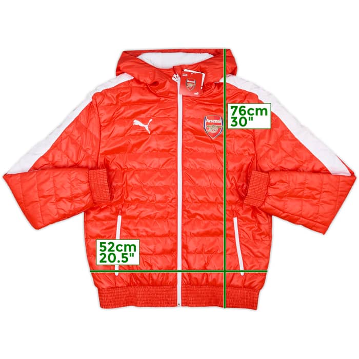 2015-16 Arsenal Puma Padded Bench Coat (L)