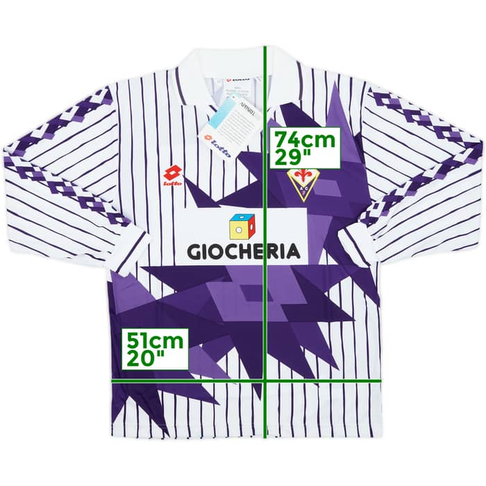 1991-92 Fiorentina Away L/S Shirt (M)