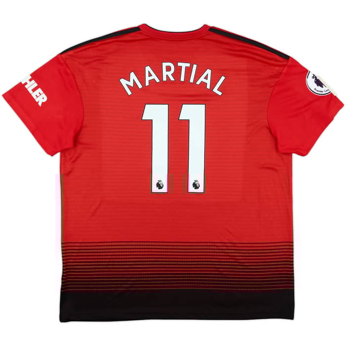 2018-19 Manchester United Home Shirt Martial #11 (XL)