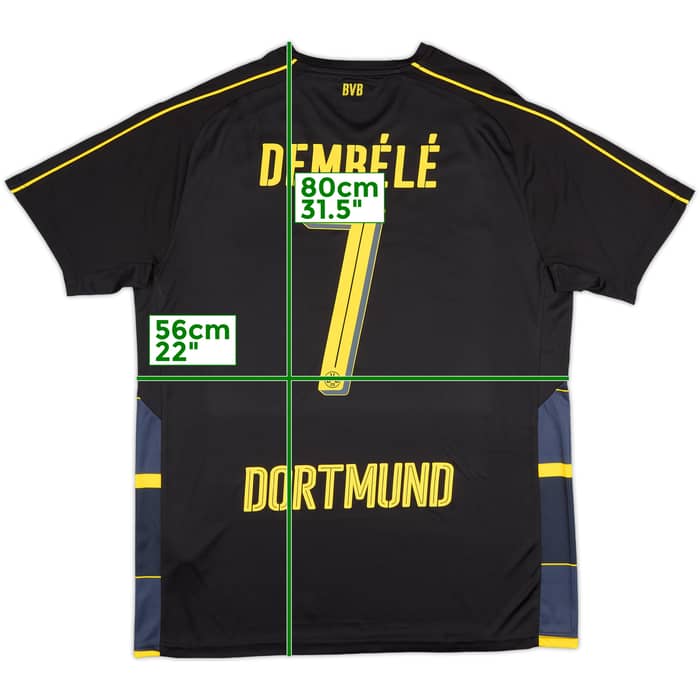2016-17 Borussia Dortmund Away Shirt Dembele #7 (XL)