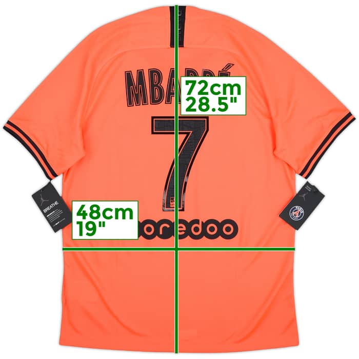 2019-20 Paris Saint-Germain Away Shirt Mbappe #7 (M)