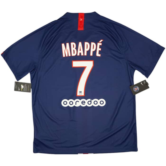 2019-20 Paris Saint-Germain Home Shirt Mbappe #7 (XL)