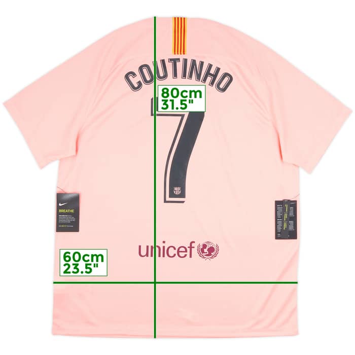 2018-19 Barcelona Third Shirt Coutinho #7 (XL)