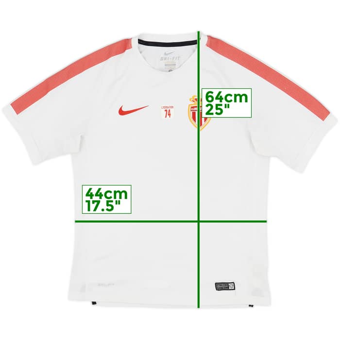 2014-15 Monaco Player Issue Nike Training Shirt C.Formation #74 - 8/10 - (S)