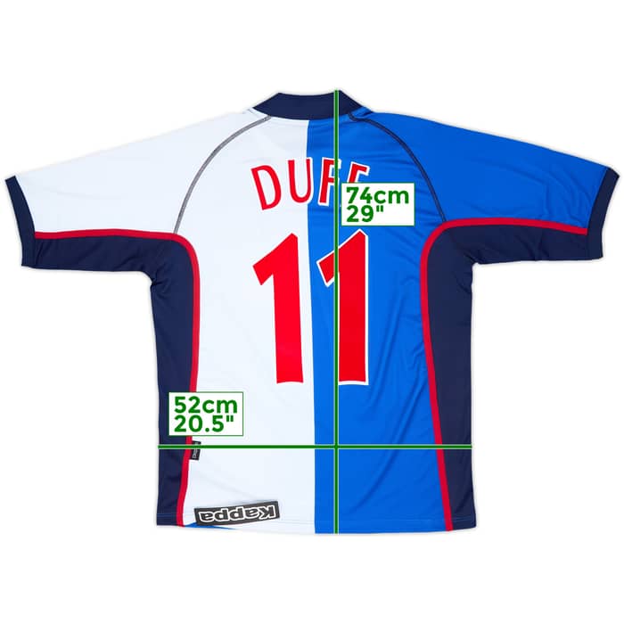 2002-03 Blackburn Home Shirt Duff #11 (L)