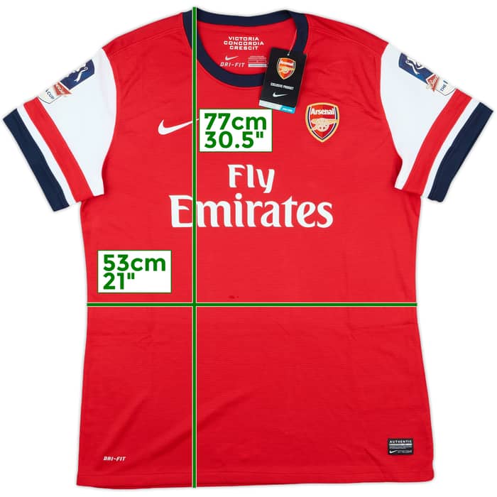 2012-14 Arsenal Home Shirt (Women's L)