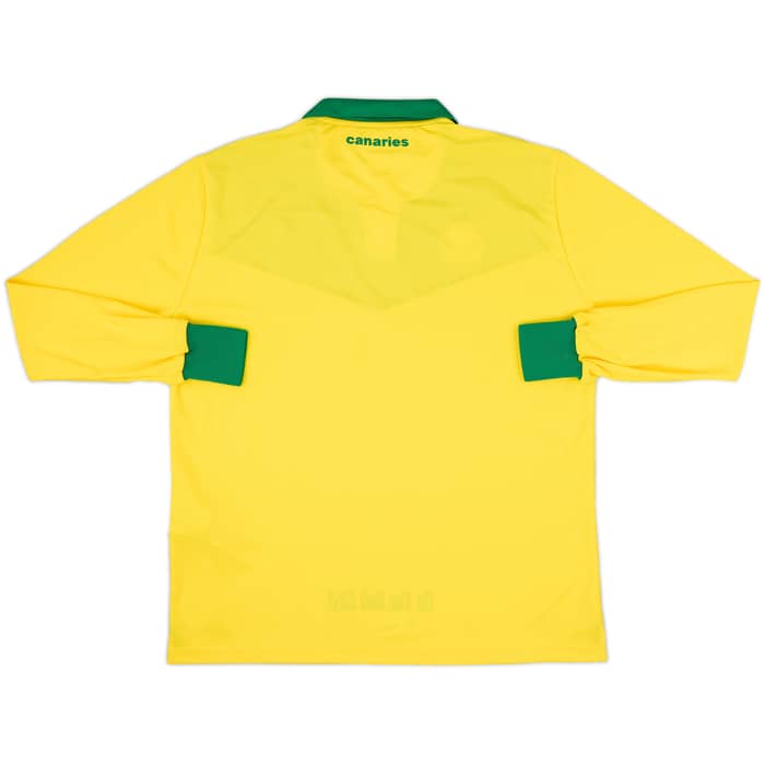 2014-15 Norwich Championship Play off Final Home L/S Shirt - 9/10 - (M)