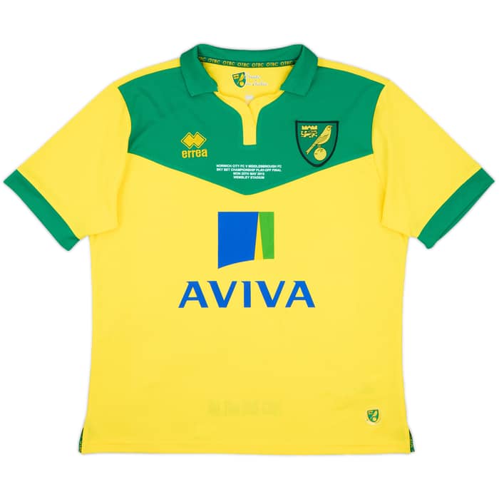2014-15 Norwich Championship Play off Final Home Shirt - 9/10 - (XXL)