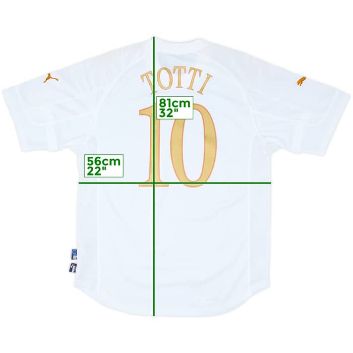 2004-06 Italy Away Shirt Totti #10 (XL)