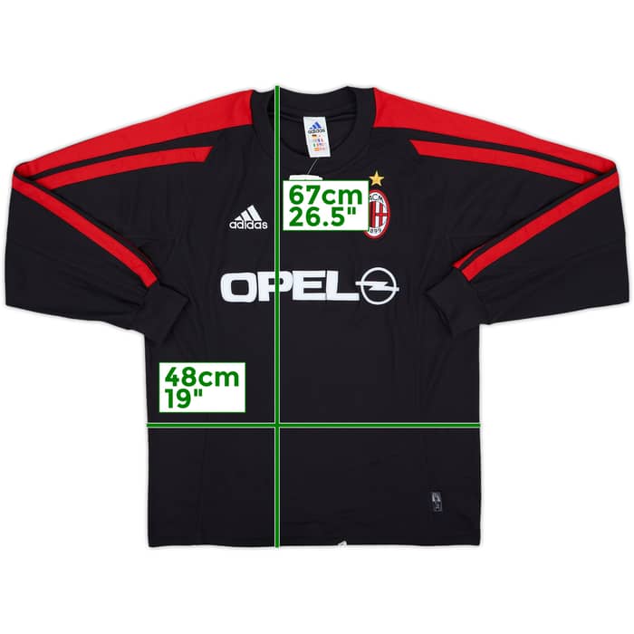 1998-99 AC Milan adidas Training L/S Shirt (S)