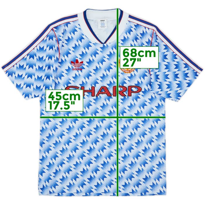 1990-92 Manchester United Away Shirt - 8/10 - (S)