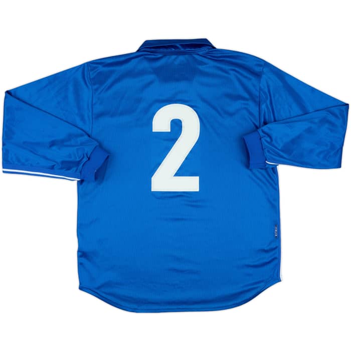 1997-98 Italy Match Issue Home L/S Shirt #2