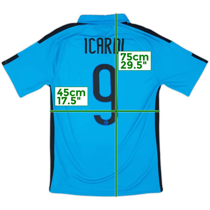 2014-15 Inter Milan Third Shirt Icardi #9 - 9/10 - (S)