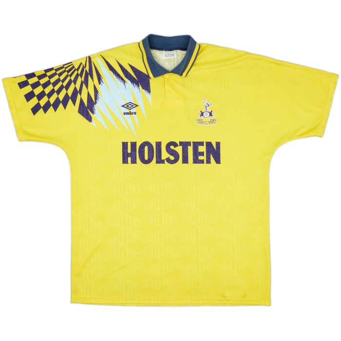 1991-95 Tottenham Away Shirt & Shorts Klinsmann #18 - 8/10 - (L)