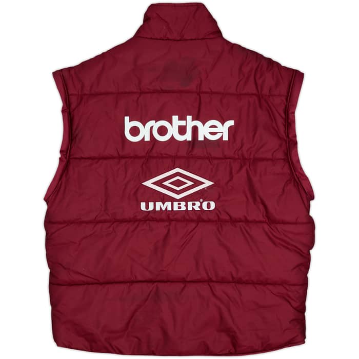 1995-96 Manchester City Umbro Padded Bench Coat - 8/10 - (M)