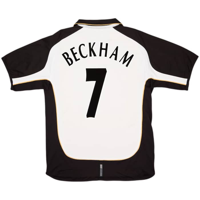 2001-02 Manchester United Centenary Away/Third Shirt Beckham #7 - 7/10 - (L)