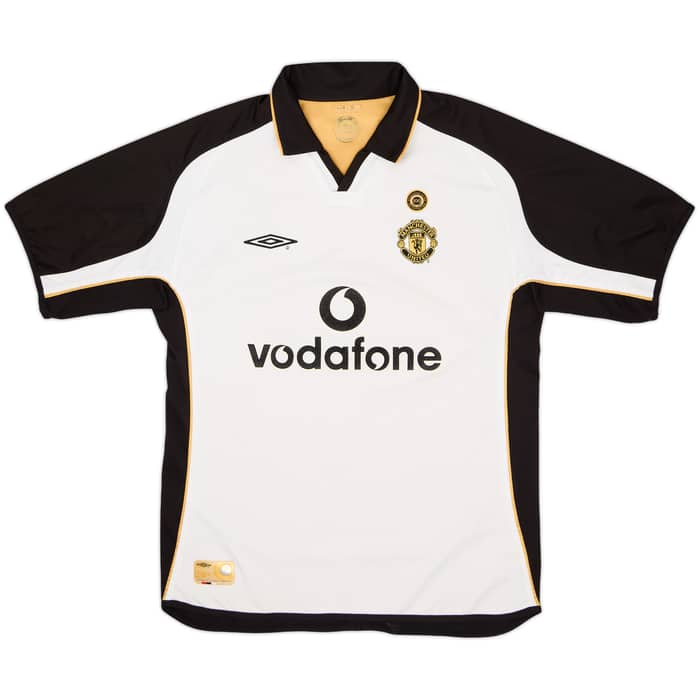 2001-02 Manchester United Centenary Away/Third Shirt Beckham #7 - 7/10 - (L)