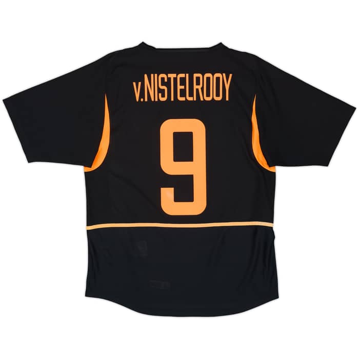 2002-04 Netherlands Away Shirt V.Nistelrooy #9 - 8/10 - (M)