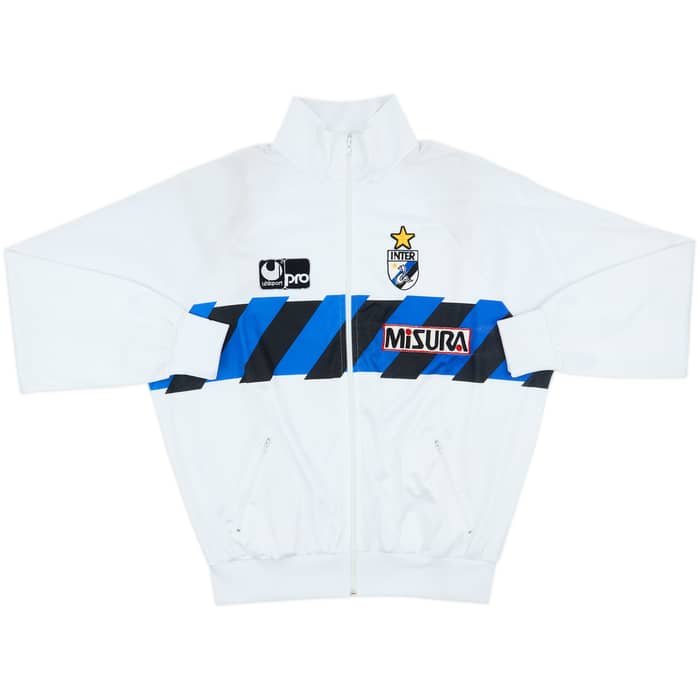 1988-89 Inter Milan Uhlsport Tracksuit - 7/10 - (XL)