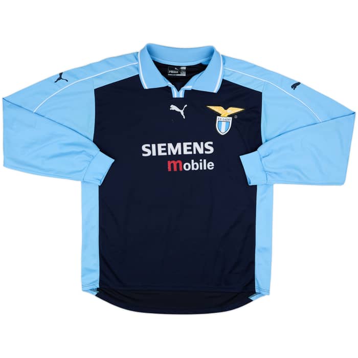 2001-02 Lazio European Away L/S Shirt Nesta #13 - 8/10 - (XL)
