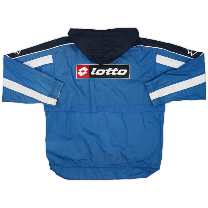 2001-02 Hellas Verona Lotto Hooded Rain Jacket - 9/10 - (L)