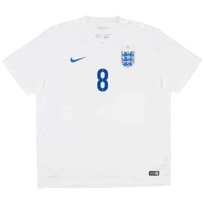 2014-15 England Home Shirt Lampard #8 - 8/10 - (XL)