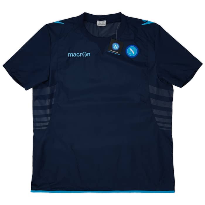 2013-14 Napoli Macron Waterproof Training Shirt - 7/10 - (XXL)