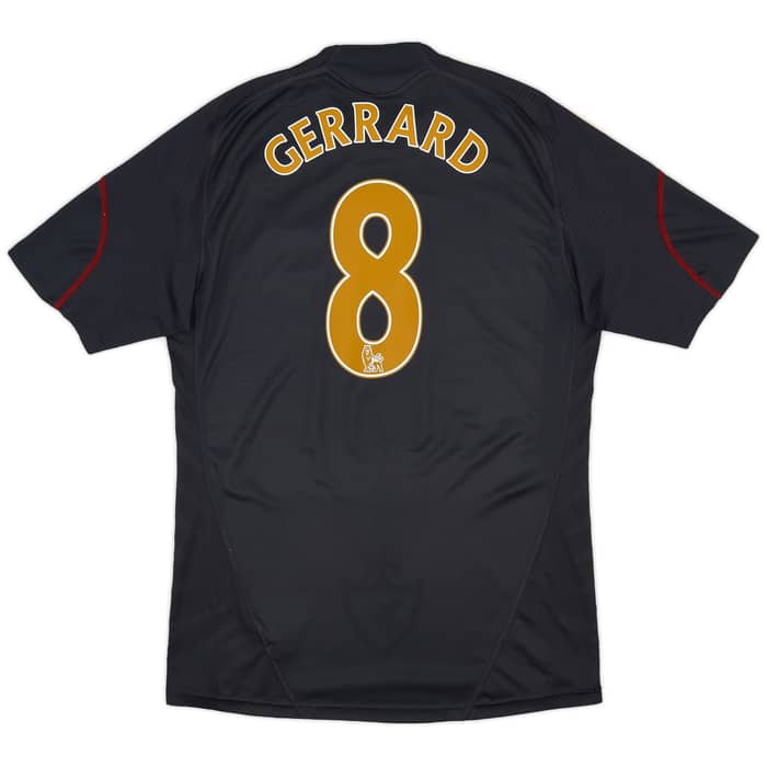 2009-10 Liverpool Away Shirt Gerrard #8 - 6/10 - (M)