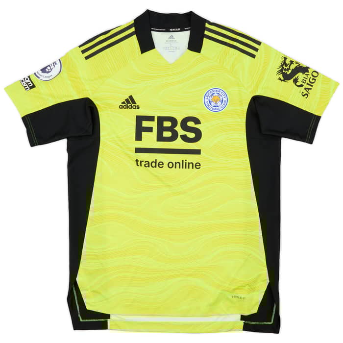 2021-22 Leicester Match Issue GK Shirt Jakupovic #35