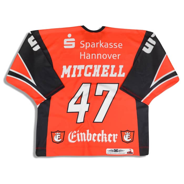 2008-09 Hannover Scorpions Mitchell #47 Metzen Athletic Jersey (Home) 3XL