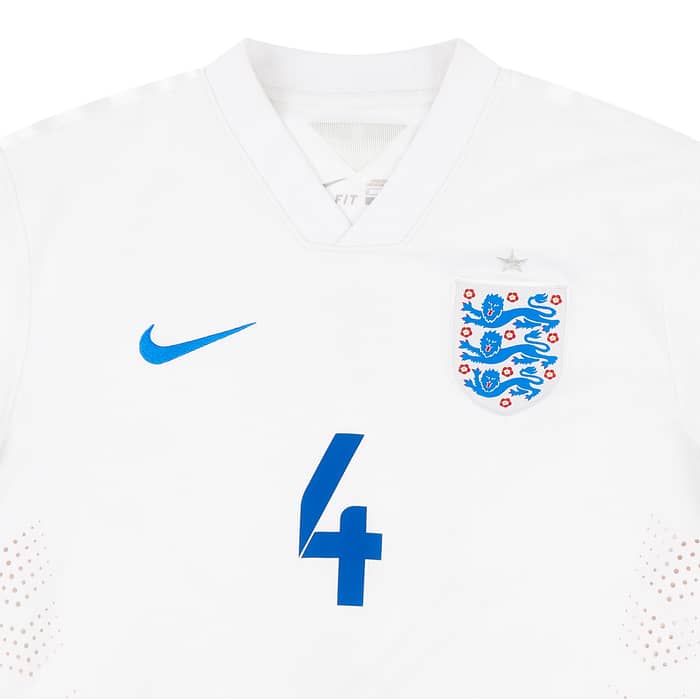 2014 England Match Issue Home Shirt #4