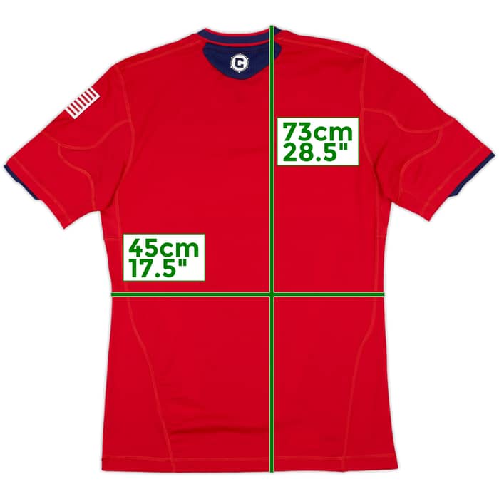 2011 Chicago Fire Authentic Home Shirt - 7/10 - (M)