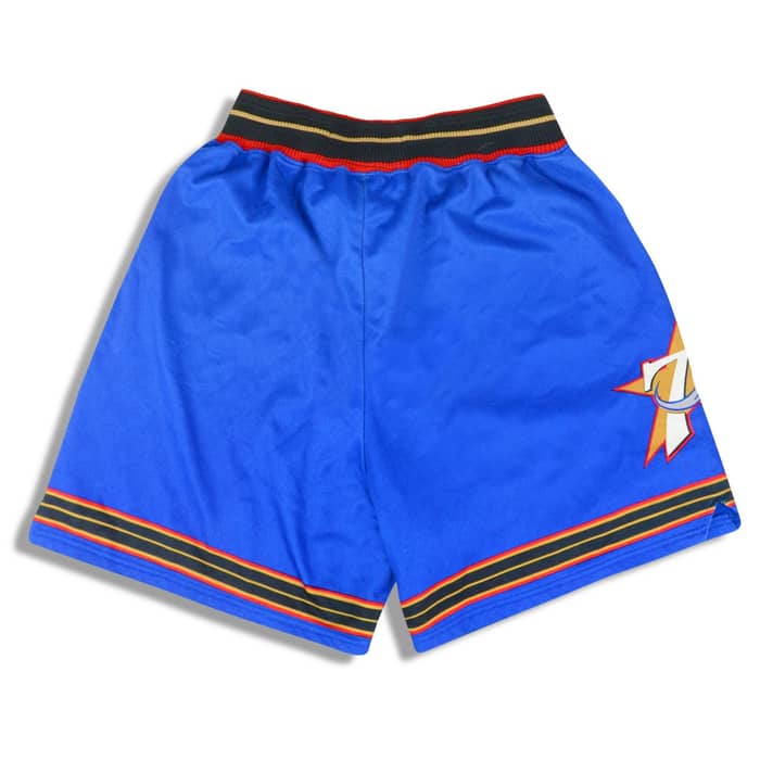 1999-00 Philadelphia 76ers Champion Shorts (Alternate) Y